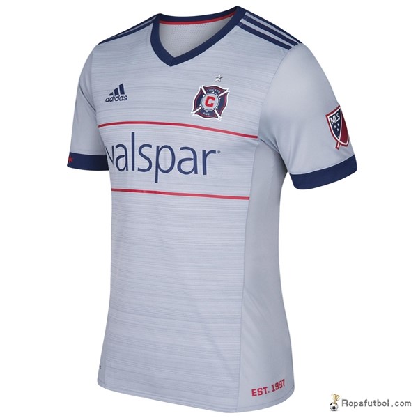 Camiseta Chicago Fire Replica Segunda Ropa 2017/18 Gris